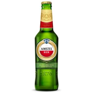 Amstel Beer Bottles and Cans