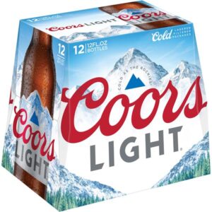 Coors Light Beer Bottles and Cans