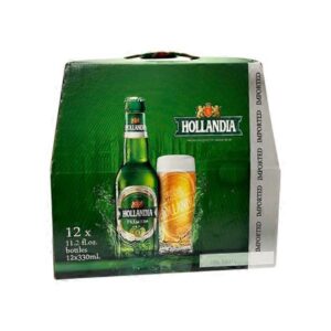 Hollandia Beer Bottle and Can