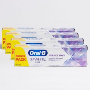 Oral-B 3DWhite Luxe Perfection Toothpaste (4 x 100ml)