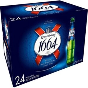 Kronenbourg 1664 Bottle and Can