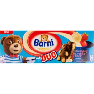 BISCUITS BARNI DUO WITH STRAWBERRY VANILLA FLAVOR 150g