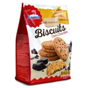 BISCUITS BOROVETS WITH DARK CHOCOLATE 100g