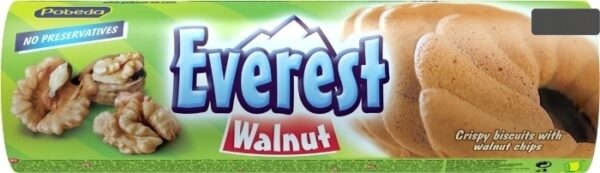 BISCUITS EVEREST WALNUTS 195g