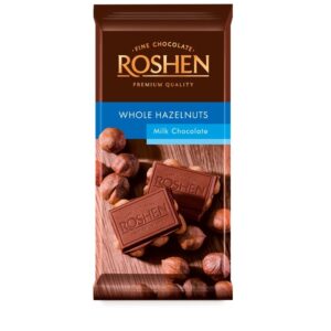 CHICOLATE ROSHEN MILK WITH WHOLE HAZELNUT 90g