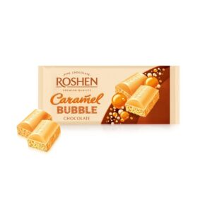 CHOCOLATE ROSHEN BUBBLE CARAMEL WHITE 80g