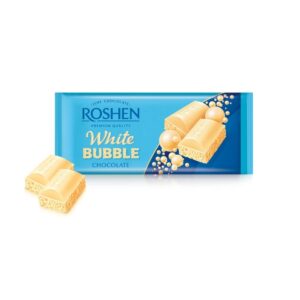 CHOCOLATE ROSHEN BUBBLE WHITE 80g