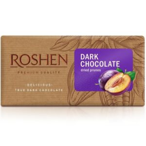 CHOCOLATE ROSHEN DARK WITH DRIED PRUNES 90g