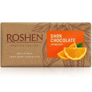 CHOCOLATE ROSHEN DARK WITH ORANGE PEEL 90g