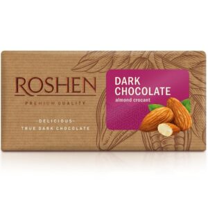 CHOCOLATE ROSHEN DARK WITH SALTED ALMOND 90g