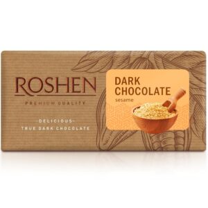 CHOCOLATE ROSHEN DARK WITH SESAME SEEDS 90g