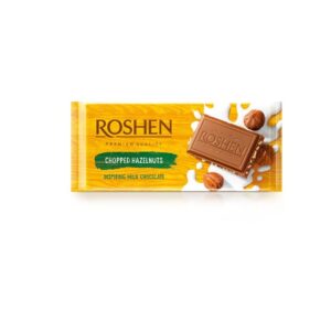 CHOCOLATE ROSHEN MILK WITH CHOPPED HAZELNUT 90g