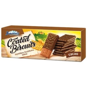 COATED BISCUITS BOROVETS COCOA 180g