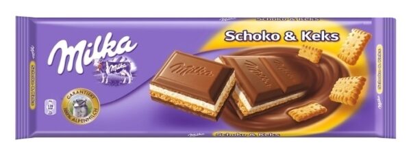 MILKA SCHOKO AND BISCUITS 300g