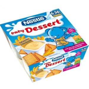 NESTLE BABY MILK DESSERT BISCUITS 4X100g